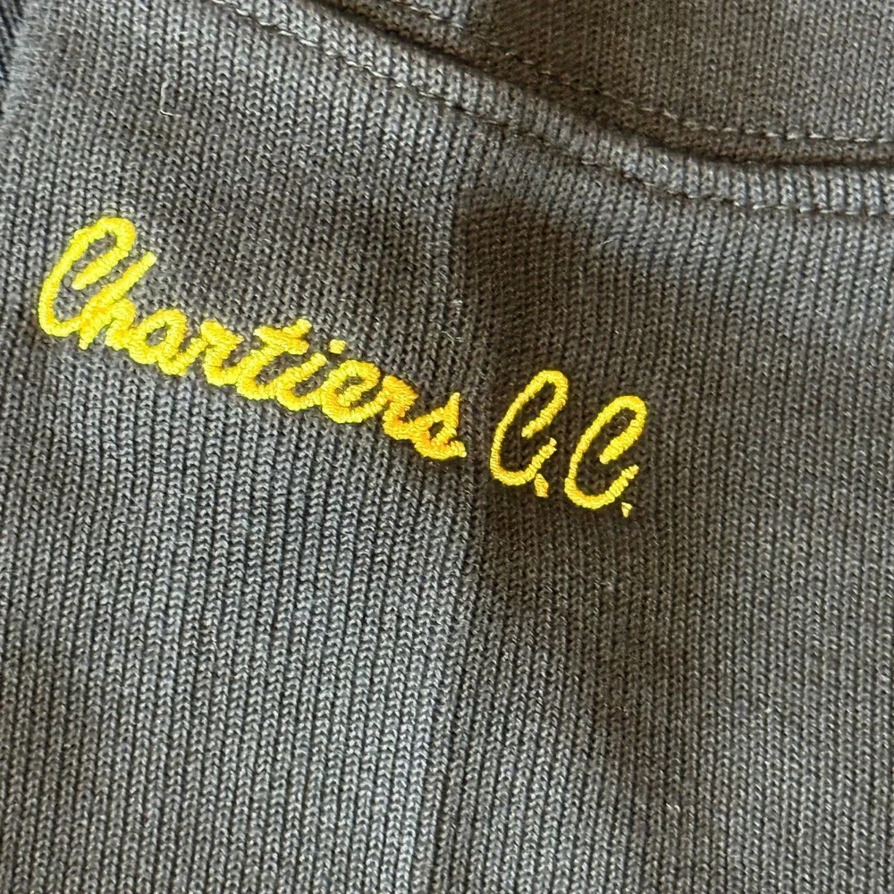 Cutter & Buck Mens Pittsburgh Steelers Pima Cotton Quarter Zip Pullover Black